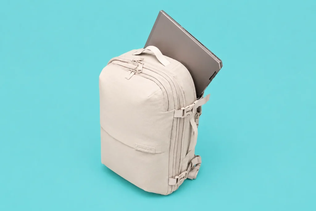 Front side of the Airback Canvas Carry-on