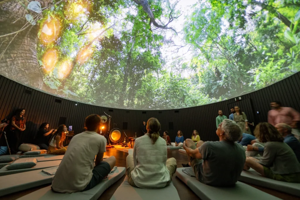 Inside of the Vessyl Dome
