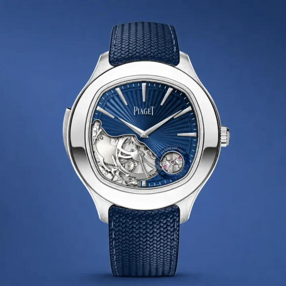 Piaget Polo Minute Repeater and High Jewellery Minute Repeater in white gold and blue