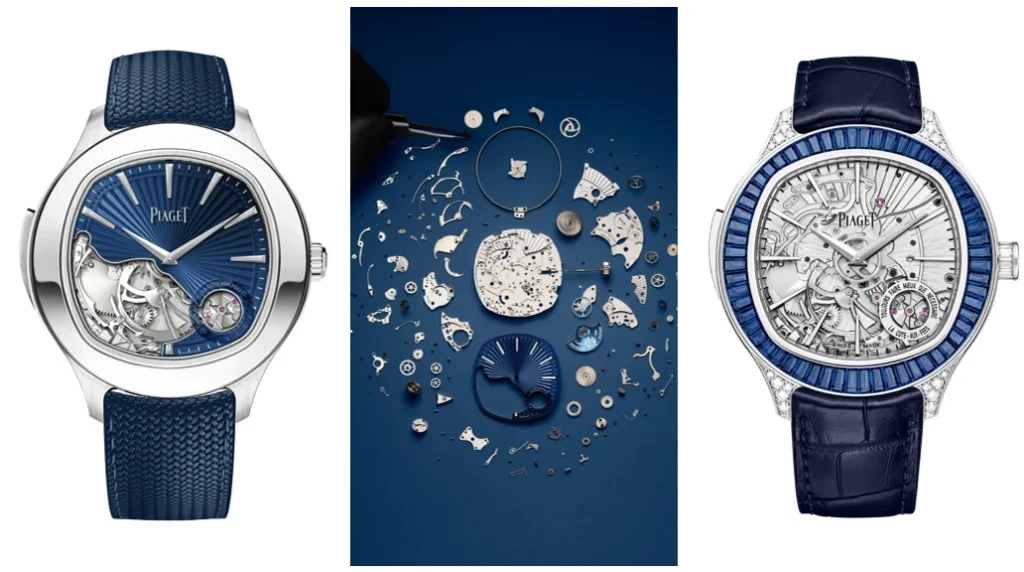 Piaget Polo Minute Repeater and High Jewellery Minute Repeater in white gold and blue