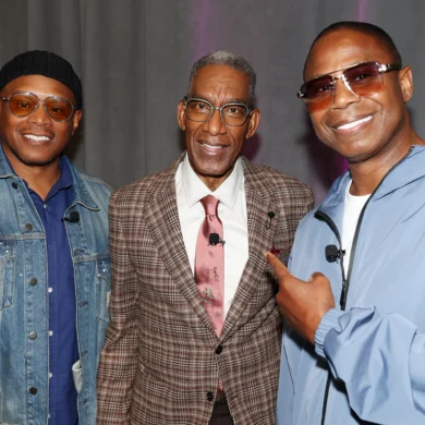 Sway Calloway, Howard "H" White, Doug E. Fresh photo credit: Getty Images